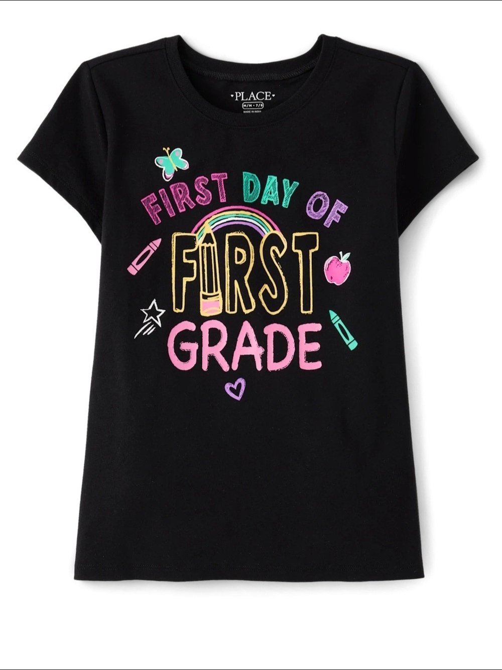 Children's Place "First Day of First Grade" Graphic Tee